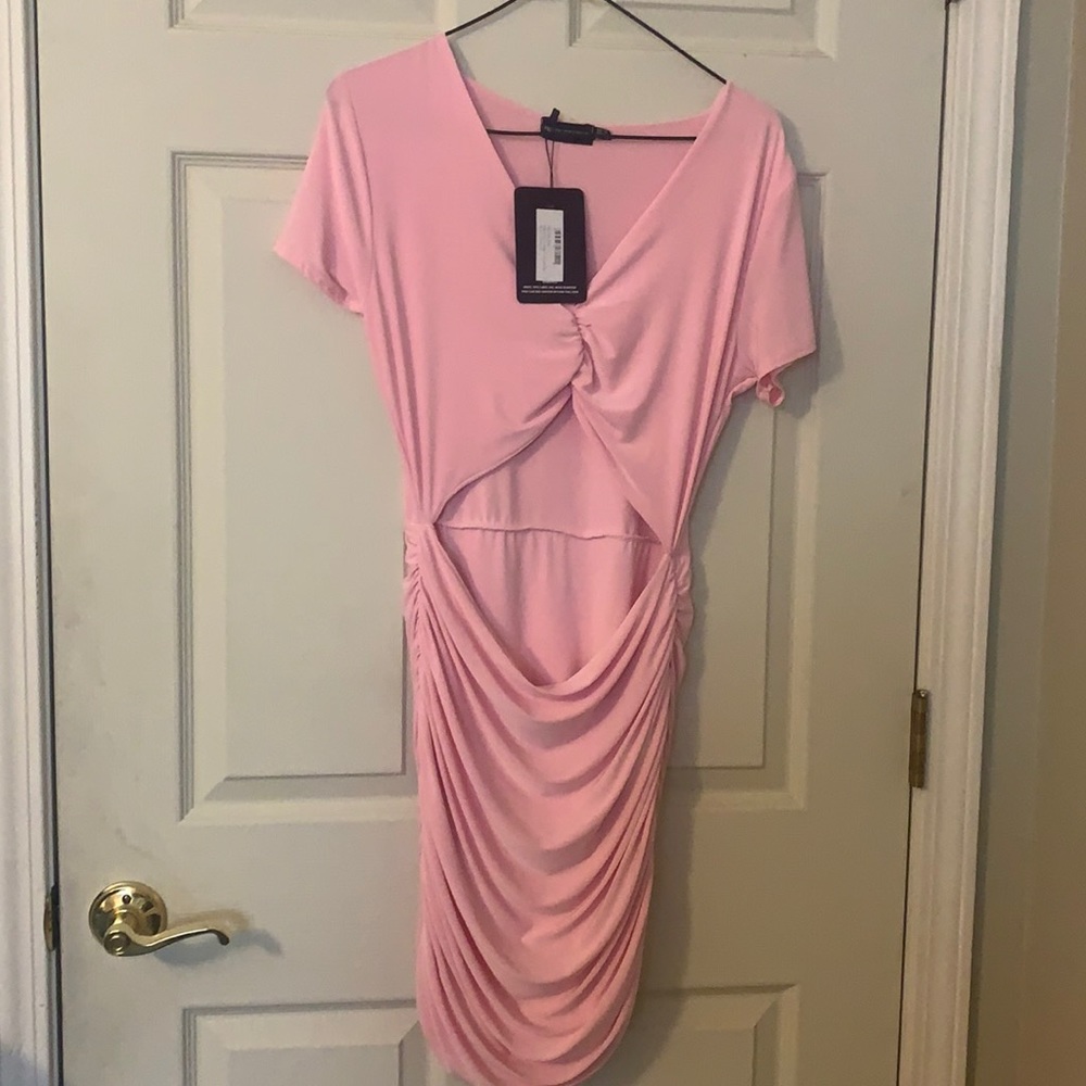 pink summer dress
